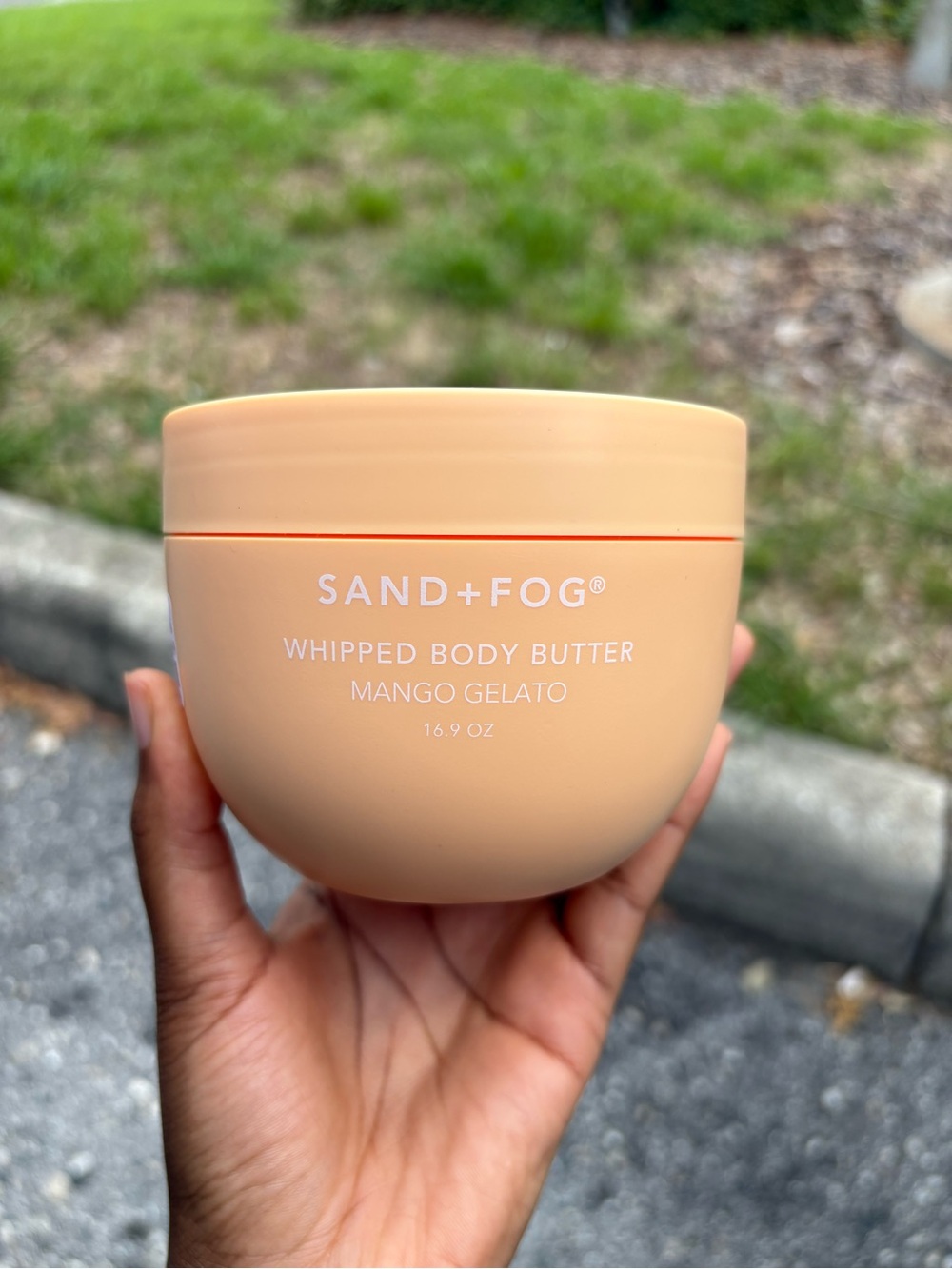 SAND+FOG Mango Gelato Whipped Body Butter 16.9 oz - Peach
